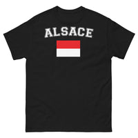 Thumbnail for T-shirt Alsace noir - Fierté régionale humoristique