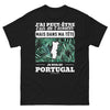 T-shirt Portugal noir - J'ai peut-être l'air de t'écouter