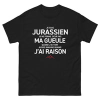 Thumbnail for T-shirt Jurassien noir - Fier de ma vérité