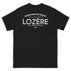 T-shirt Lozère noir - Aucune femme n'est parfaite