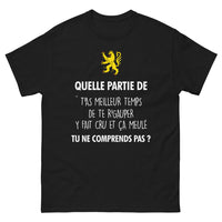 Thumbnail for T-shirt Froid et Piquant noir - charme piquant de votre région