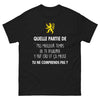 T-shirt Froid et Piquant noir - charme piquant de votre région