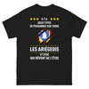 T-shirt Ariège noir - Il y a deux types de personnes sur terre