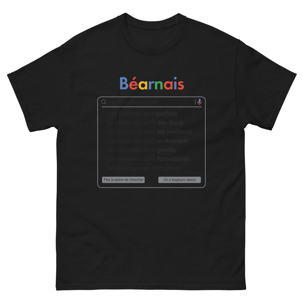 T-shirt Béarnais noir - Les Béarnais sont Formidables