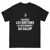 T-shirt Bretagne noir - Chassez les Bretons, ils reviennent au galop