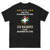 T-shirt Basques noir - Il y a deux types de personnes