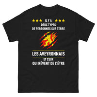Thumbnail for T-shirt Aveyronnais noir - Ceux qui rêvent de l'être