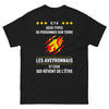 T-shirt Aveyronnais noir - Ceux qui rêvent de l'être