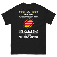 Thumbnail for T-shirt Catalogne noir - Fièrement Catalan ou Envie de l'être