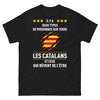 T-shirt Catalogne noir - Fièrement Catalan ou Envie de l'être