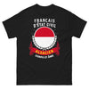 T-shirt Alsace noir - Corps et Âme alsacien humoristique