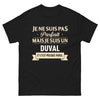 T-shirt Duval noir - Fierté imparfaite mais légendaire
