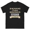 T-shirt Teyssier noir - je ne suis pas parfait mais presque