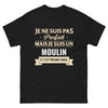 T-shirt Moulin noir - Je ne suis pas parfait, mais presque