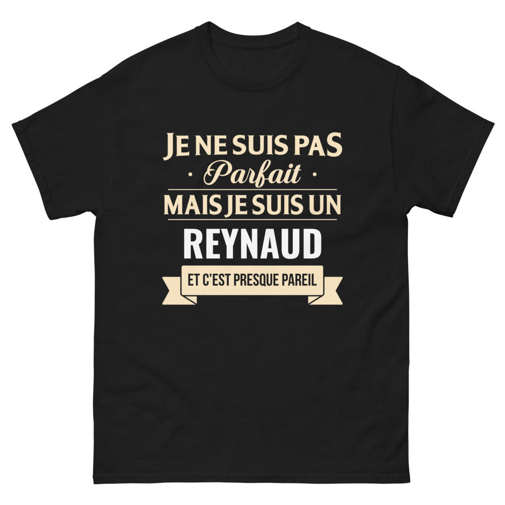 T-shirt Reynaud noir - je-ne-suis-pas-parfait-mais-je-suis-un-reynaud