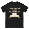 T-shirt Klein noir - Je ne suis pas parfait mais presque