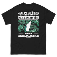 Thumbnail for T-shirt Madagascar noir - J'ai l'air de t'écouter