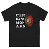T-shirt Français noir - C’est dans mon ADN