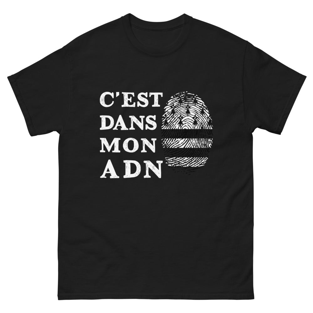T-shirt Normandie noir - C'est dans mon ADN