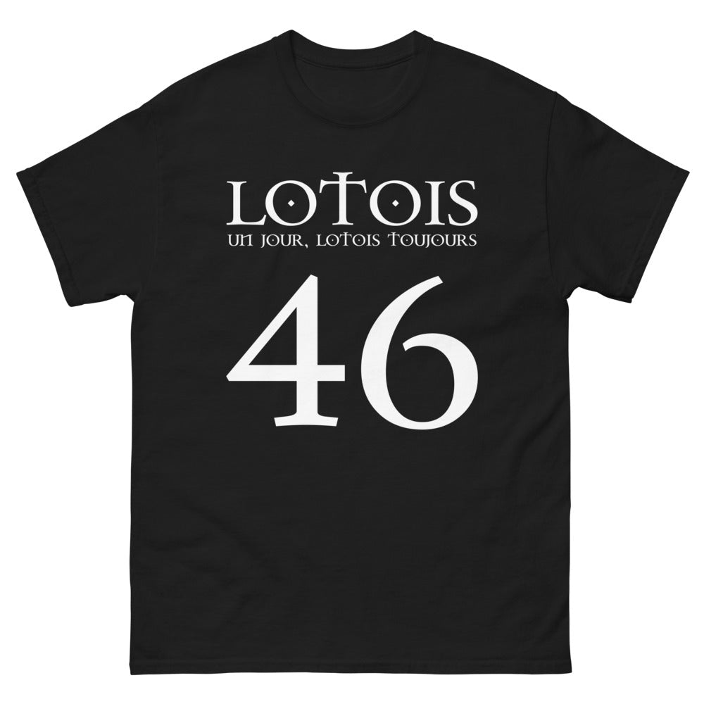 T-shirt Lot noir - Lotois un jour, Lotois toujours