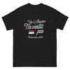T-shirt Alsace noir - Un Alsacien prend de la valeur