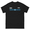 T-shirt Rodez noir - Picole Municipale design sombre