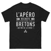 T-shirt Bretagne noir - L'apéro recrute, les vrais patrons