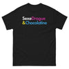 T-shirt Occitanie noir - Chocolatine et sourires en dérision