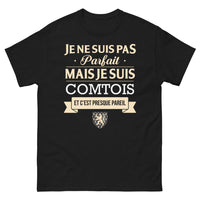 Thumbnail for T-shirt Comtois noir - Je ne suis pas parfait mais presque
