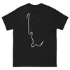 T-shirt Musique noir - Design cordes de guitare