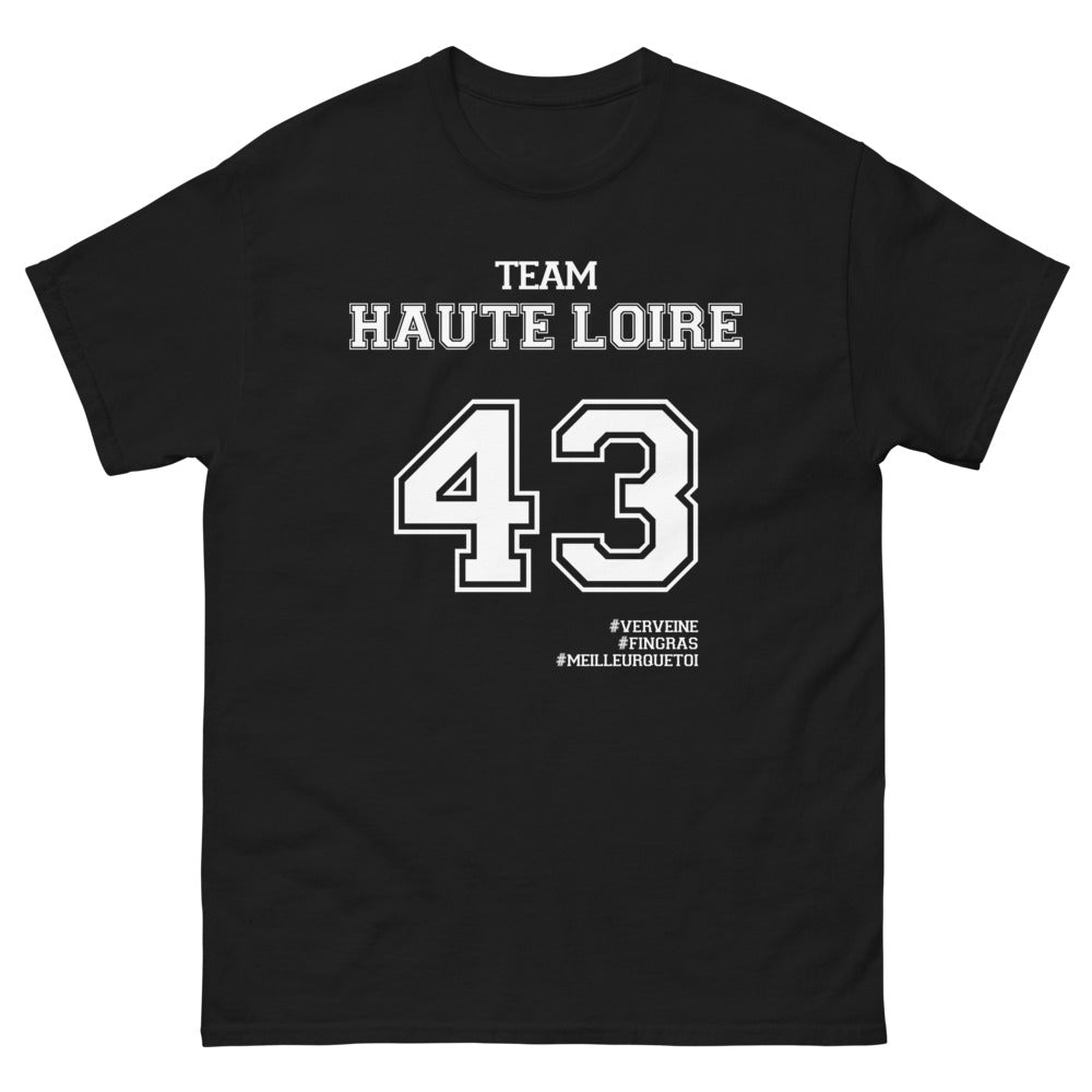 T-shirt Haute-Loire noir - Meilleur que Toi