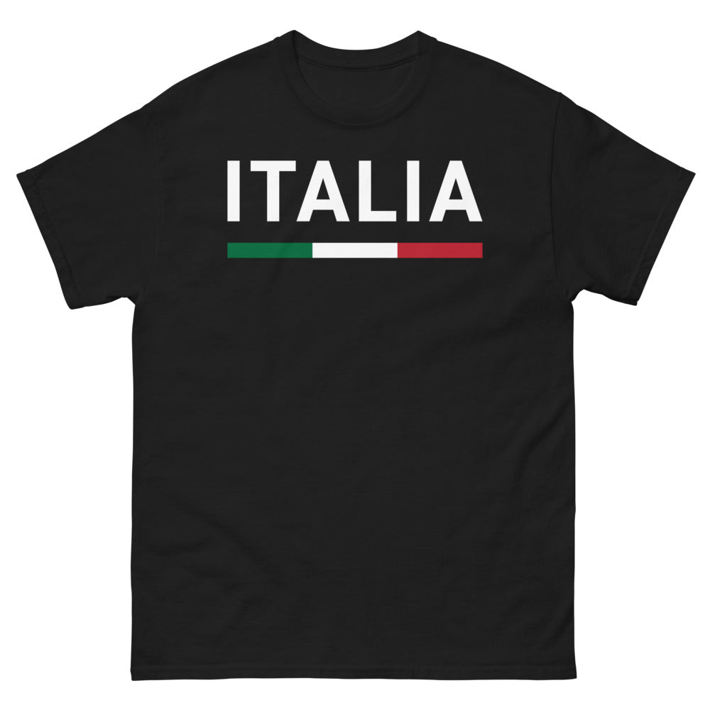 T-shirt Italie noir - Élégance Italienne face