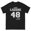 T-shirt Lozère noir - Équipe Manouls Tomedelozere