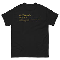 Thumbnail for T-shirt Italien noir - Vaf Fan Cu Lo, humour méditerranéen
