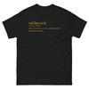 T-shirt Italien noir - Vaf Fan Cu Lo, humour méditerranéen