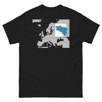 Thumbnail for T-shirt Bretagne noir - silhouette sombre élégante