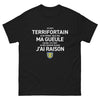 T-shirt Terrifortain noir - Fierté et humour local