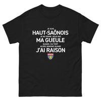 Thumbnail for T-shirt Franche-Comté noir - Je ne ferme pas ma gueule