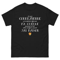Thumbnail for T-shirt Corrèze noir - Je ne ferme pas ma gueule