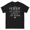 T-shirt Lotoise noir - Je suis Lotoise, audacieuse et fière