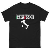 Thumbnail for T-shirt Italie noir - Pas besoin de thérapie