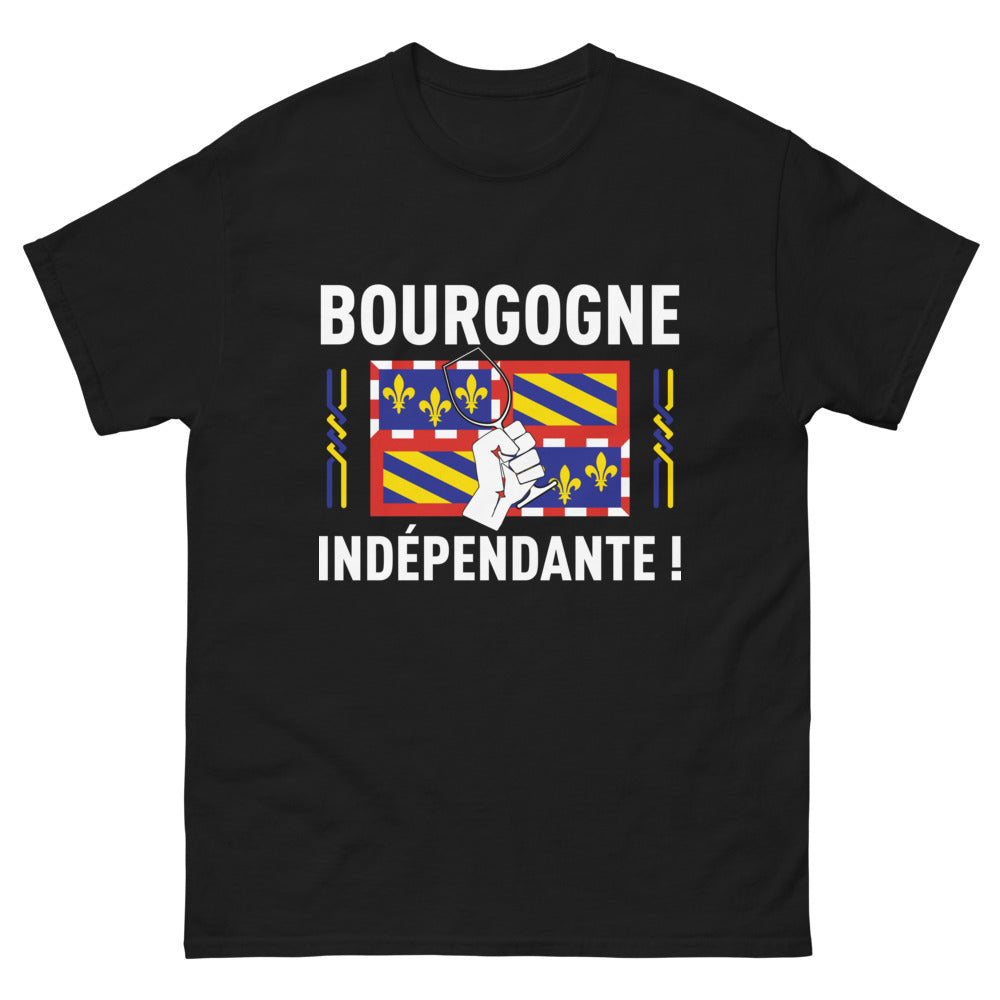 T-shirt Bourgogne noir - Fierté Indépendante