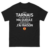 Thumbnail for T-shirt Tarnais noir - Ne ferme pas ma gueule