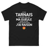 T-shirt Tarnais noir - Ne ferme pas ma gueule