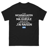 Thumbnail for T-shirt Nicaragua noir - je-ne-ferme-deja-pas-ma-gueule