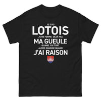 Thumbnail for T-shirt Lotois noir - Je suis Lotois et Fièrement Bavard