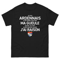 Thumbnail for T-shirt Ardennais noir - Je suis Ardennais, fier et authentique