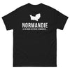 T-shirt Normandie noir - Là où mon histoire commence