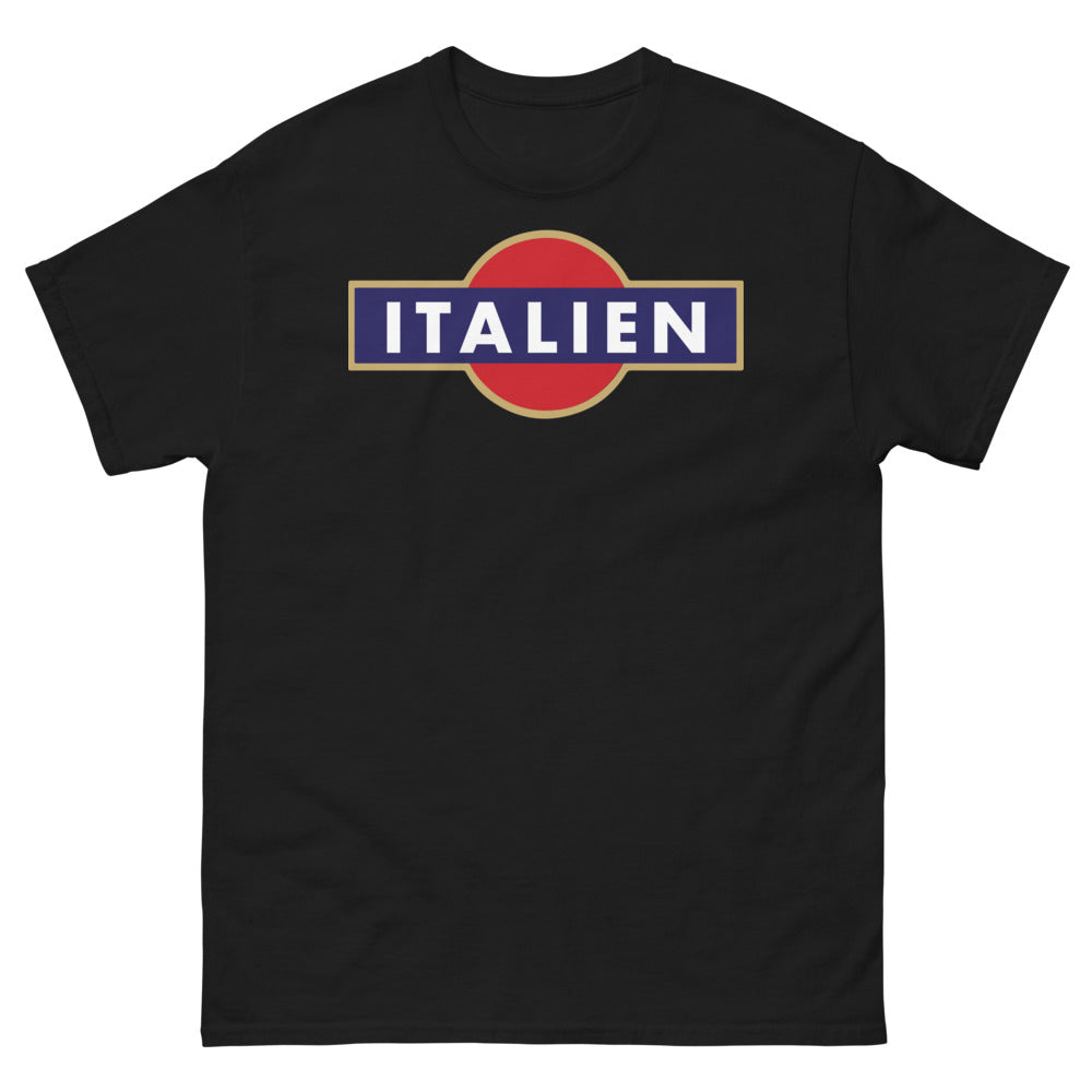 T-shirt Italie noir - Design élégant et raffiné