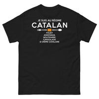 Thumbnail for T-shirt Catalan noir - Je Suis au Régime Catalan